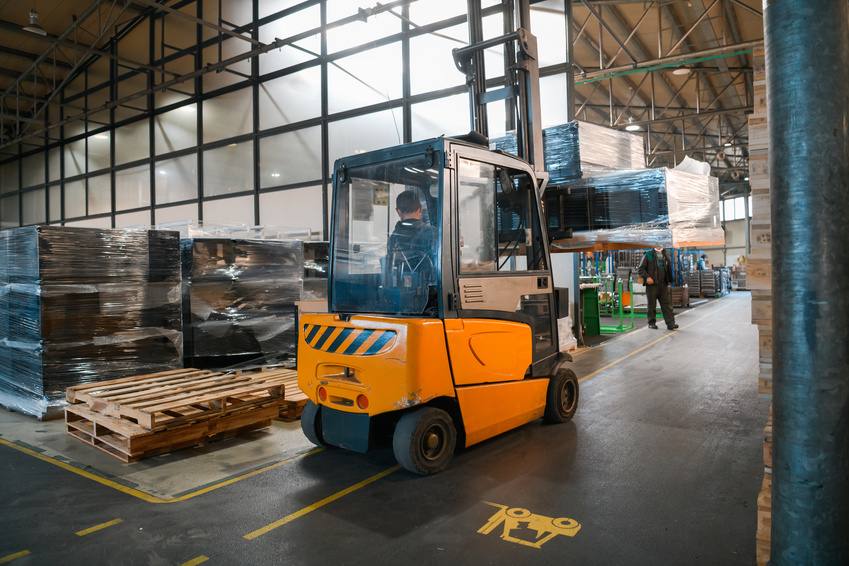 Chargement en zone de stockage